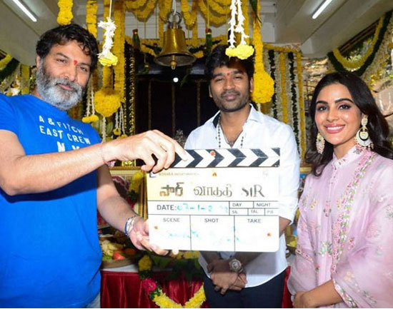 Dhanush Venky Atluri movie launch